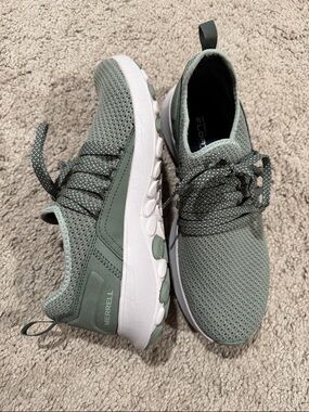Merrell Women's floateco Sage Green Knit Lace-Up Sneakers